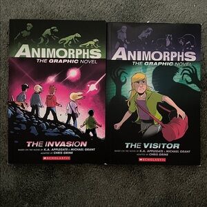 Animorphs The Invasion and The Visitor Graphic Novels